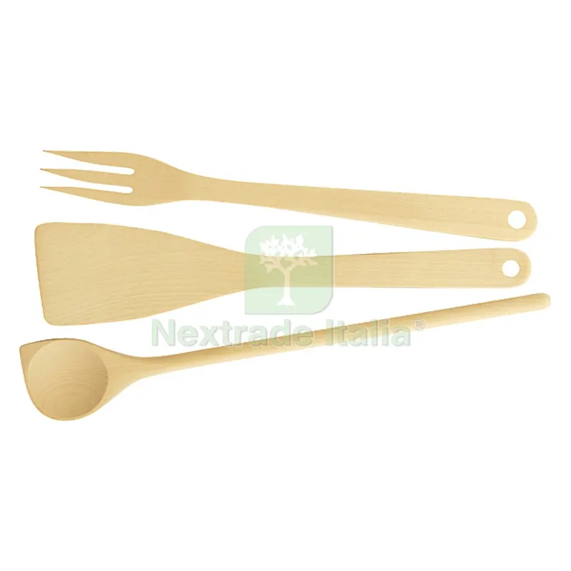 SET CUCCHIAIO, PALA E FORCHETTONE art. 637418 - linea Woody — Casalinghi e organizzazione — rif. FERX.790226NLM SET CUCCHIAIO, PALA E FORCHETTONE art. 637418 - linea Woody — Casalinghi e organizzazione — rif. FERX.790226NLM
