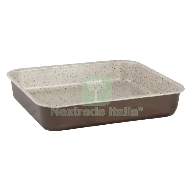 TEGLIA QUADRA PER PIZZA 'RUSTIC LINE' cm. 40 x 40 - h.6 — Casalinghi e organizzazione — rif. FERX.7938706NLM TEGLIA QUADRA PER PIZZA 'RUSTIC LINE' cm. 40 x 40 - h.6 — Casalinghi e organizzazione — rif. FERX.7938706NLM