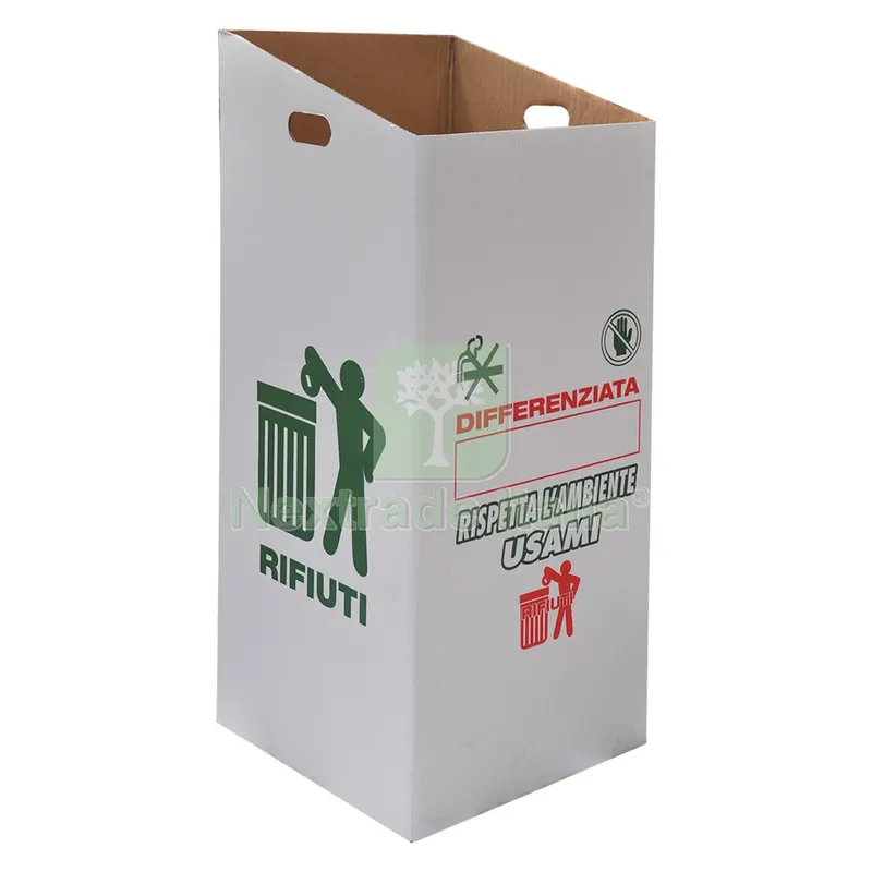 CARTONE CONTENITORE PER RACCOLTA DIFFERENZIATA cm.38 x 38 x h.90 — Casalinghi e organizzazione — rif. FERX.8035026NLM CARTONE CONTENITORE PER RACCOLTA DIFFERENZIATA cm.38 x 38 x h.90 — Casalinghi e organizzazione — rif. FERX.8035026NLM