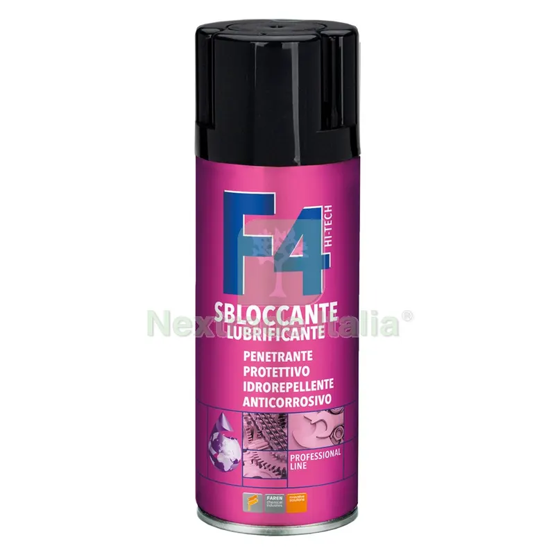 12PZ SBLOCCANTE SPRAY MULTIUSO 'F4' ml 400 — Bombolette e vernici spray — rif. FERX.906146NLM 12PZ SBLOCCANTE SPRAY MULTIUSO 'F4' ml 400 — Bombolette e vernici spray — rif. FERX.906146NLM
