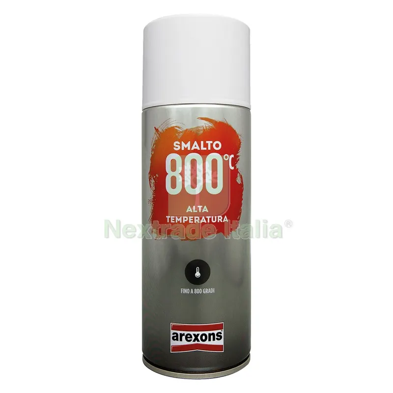 SMALTO SPRAY ALTA TEMPERATURA ml. 400 - alluminio — Bombolette e vernici spray — rif. FERX.901833NLM SMALTO SPRAY ALTA TEMPERATURA ml. 400 - alluminio — Bombolette e vernici spray — rif. FERX.901833NLM