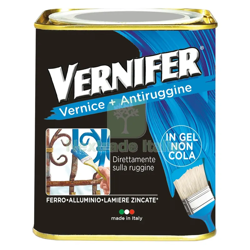VERNICE ANTIRUGGINE 'VERNIFER' Ml. 750 - verde bosco (4883) — Vernici e smalti — rif. FERX.930046NLM VERNICE ANTIRUGGINE 'VERNIFER' Ml. 750 - verde bosco (4883) — Vernici e smalti — rif. FERX.930046NLM
