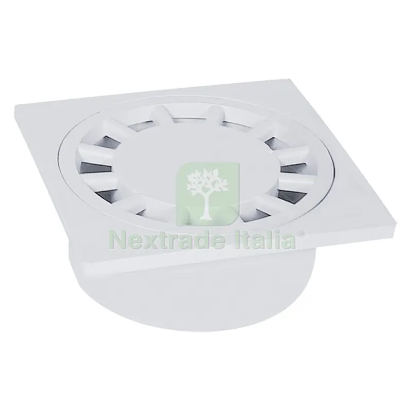 CHIUSINO SIFONATO cm 25 x 25 x h.8,2 — Casalinghi e organizzazione — rif. FERX.104280NLM CHIUSINO SIFONATO cm 25 x 25 x h.8,2 — Casalinghi e organizzazione — rif. FERX.104280NLM