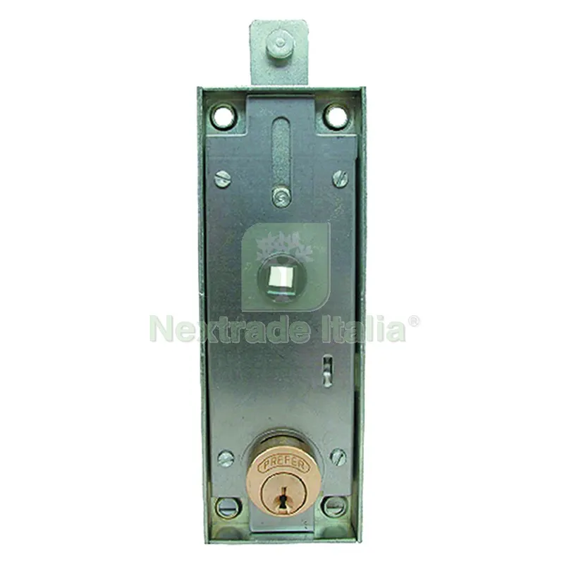 SERRATURA PER PORTA BASCULANTE ART. B551 cilindro tondo — Serrature e cilindri — rif. FERX.332020NLM SERRATURA PER PORTA BASCULANTE ART. B551 cilindro tondo — Serrature e cilindri — rif. FERX.332020NLM