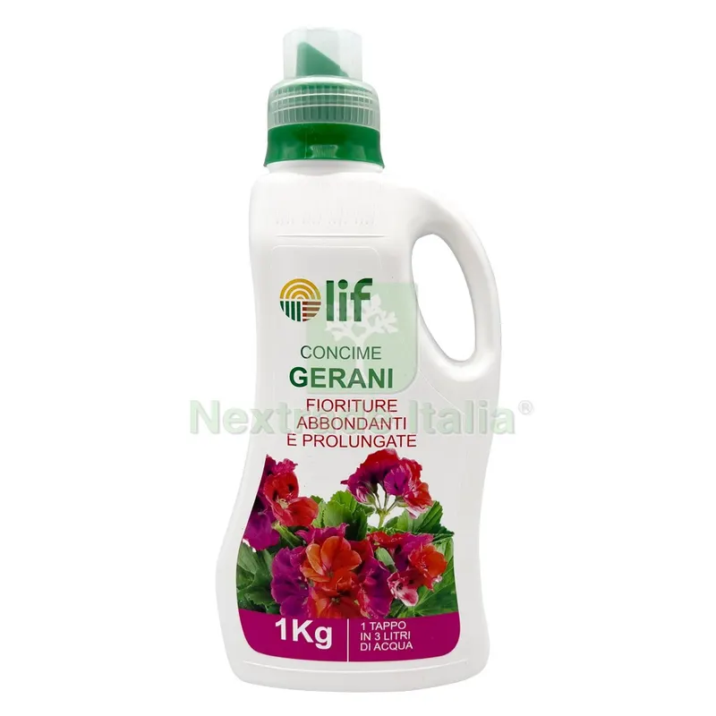 CONCIME LIQUIDO 'GERANI' Kg. 1 — Protezione piante e sementi — rif. FERX.6131911NLM CONCIME LIQUIDO 'GERANI' Kg. 1 — Protezione piante e sementi — rif. FERX.6131911NLM