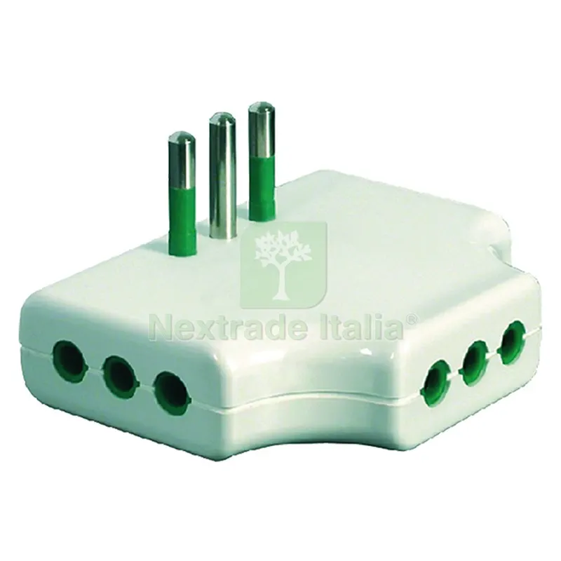 5PZ ADATTATORE TRIPLO PIATTO 82250 — Interruttori e prese — rif. FERX.807388NLM