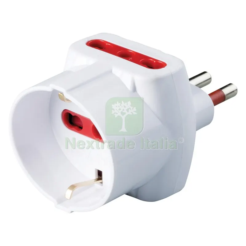 ADATTATORE TRIPLO CON PROTEZIONE SOVRACCARICO 78045 T — Interruttori e prese — rif. FERX.8061196NLM ADATTATORE TRIPLO CON PROTEZIONE SOVRACCARICO 78045 T — Interruttori e prese — rif. FERX.8061196NLM