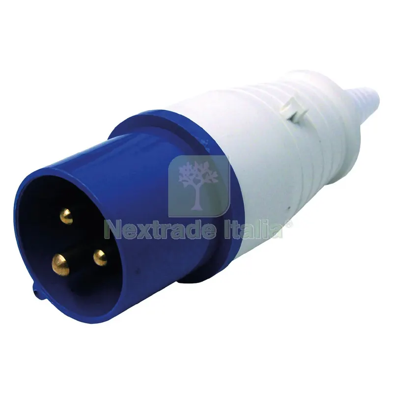 SPINA VOLANTE INDUSTRIALE 250 V - art. 80803 — Interruttori e prese — rif. FERX.8061100NLM SPINA VOLANTE INDUSTRIALE 250 V - art. 80803 — Interruttori e prese — rif. FERX.8061100NLM