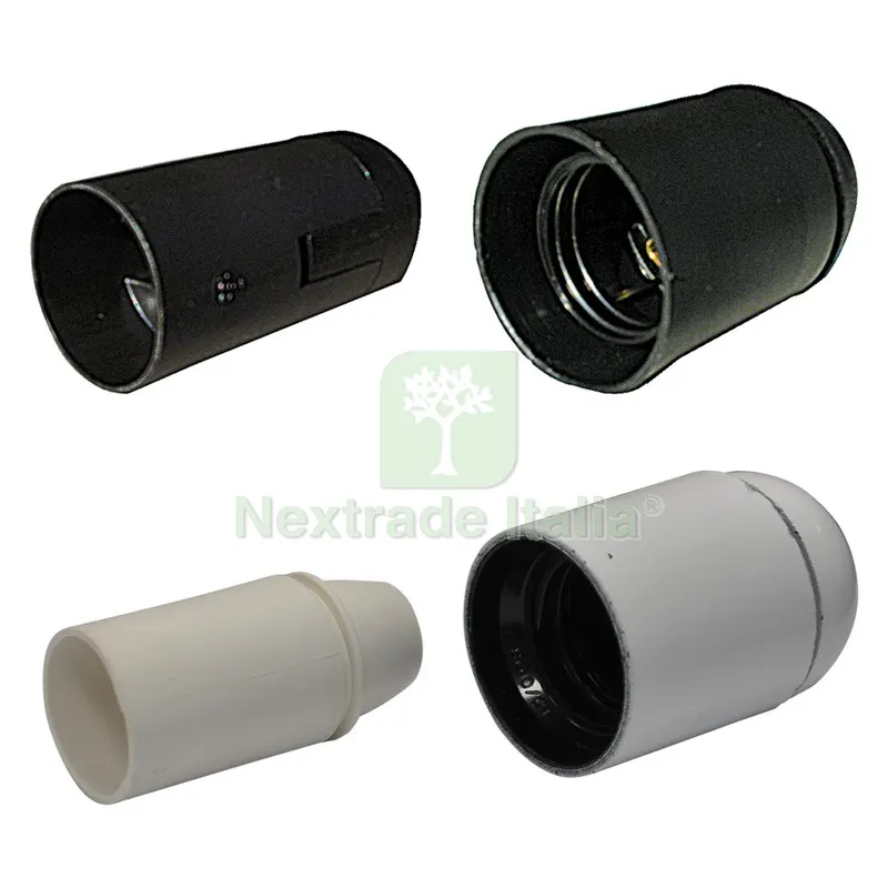 50PZ PORTALAMPADA LISCIO E 27 - colore nero — Illuminazione — rif. FERX.807182NLM 50PZ PORTALAMPADA LISCIO E 27 - colore nero — Illuminazione — rif. FERX.807182NLM