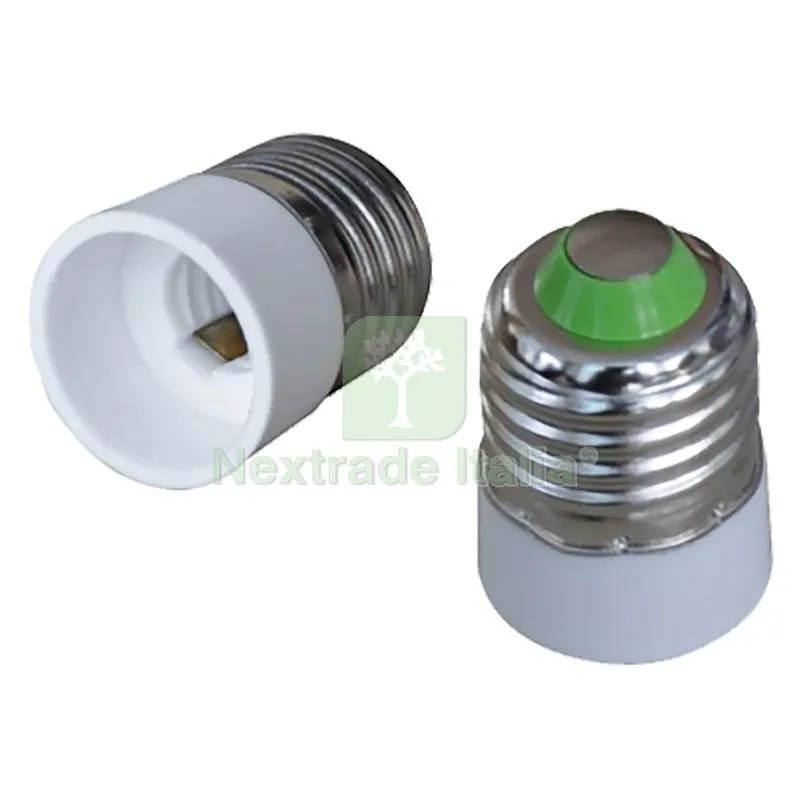 10PZ ADATTATORE PORTALAMPADA da spina E27 a presa E14 — Illuminazione — rif. FERX.8091962NLM 10PZ ADATTATORE PORTALAMPADA da spina E27 a presa E14 — Illuminazione — rif. FERX.8091962NLM