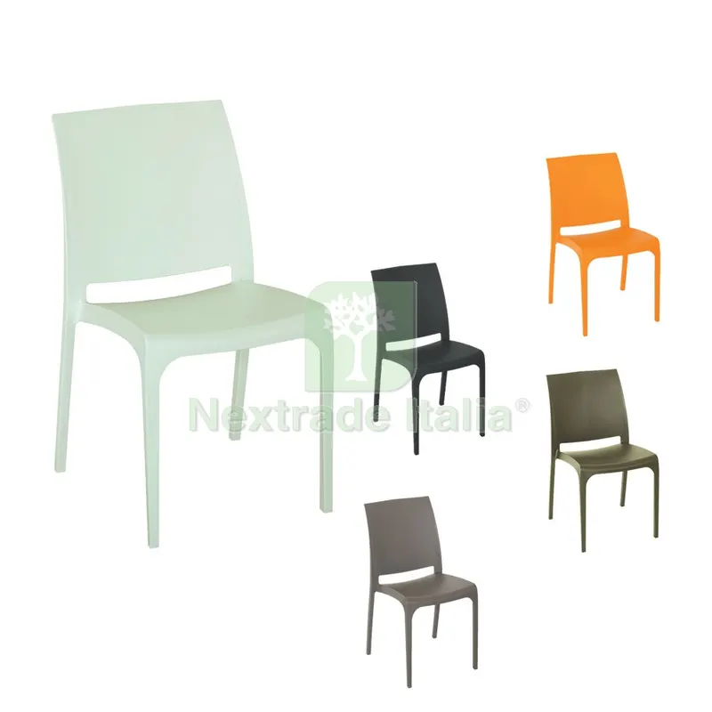 SEDIA IN POLIPROPILENE 'VOLGA' bianca — Arredo — rif. FERX.6132600NLM