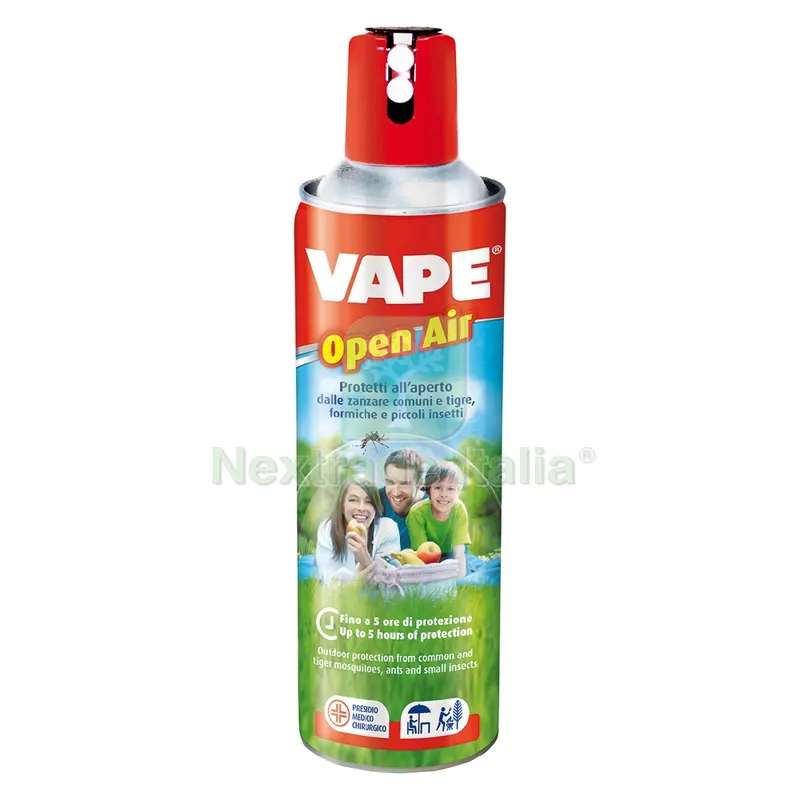 DISABITUANTE PER ANIMALI SPRAY ZANZARE 'VAPE OPEN AIR' ml 500 — Protezione piante e sementi — rif. FERX.6135866NLM