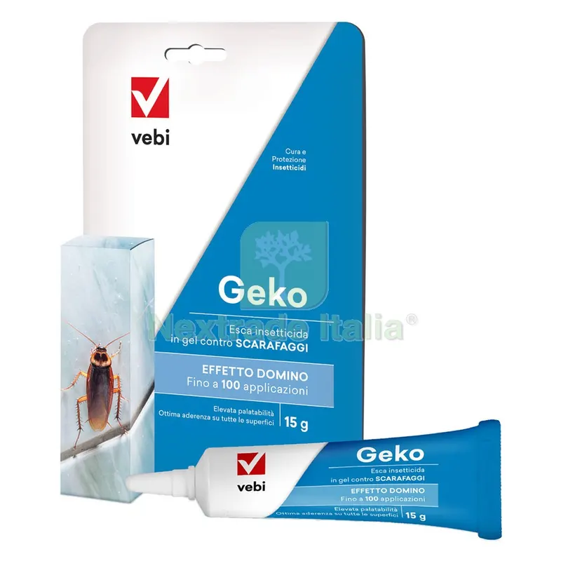 ESCA DISABITUANTE PER ANIMALI PER SCARAFAGGI gr. 15 - Geko tubetto — Protezione piante e sementi — rif. FERX.6135250NLM