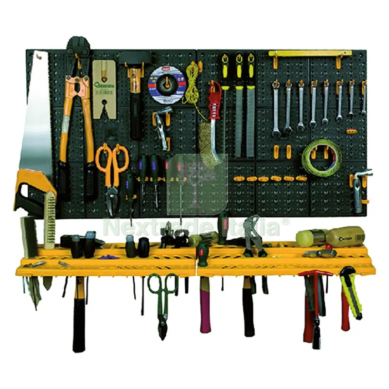 PANNELLO PORTAUTENSILI cm 50 x 50 + 50 x 50 — Casalinghi e organizzazione — rif. FERX.506212NLM