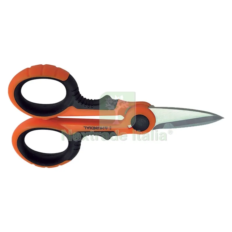 FORBICI PER ELETTRICISTA mm 140 lame diritte — Misurazione e taglio manuale — rif. FERX.501586NLM