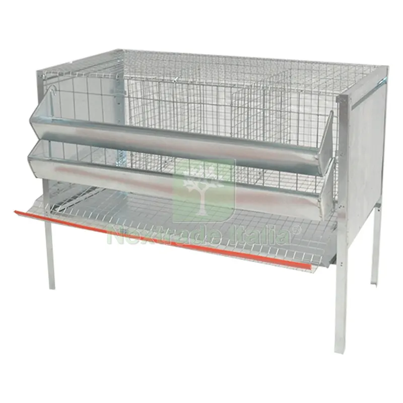 GABBIA GALLINE OVAIOLE TRE CELLE cm 107 x 50 x H 80 — Teli, sacchi e reti agricole — rif. FERX.604740NLM GABBIA GALLINE OVAIOLE TRE CELLE cm 107 x 50 x H 80 — Teli, sacchi e reti agricole — rif. FERX.604740NLM