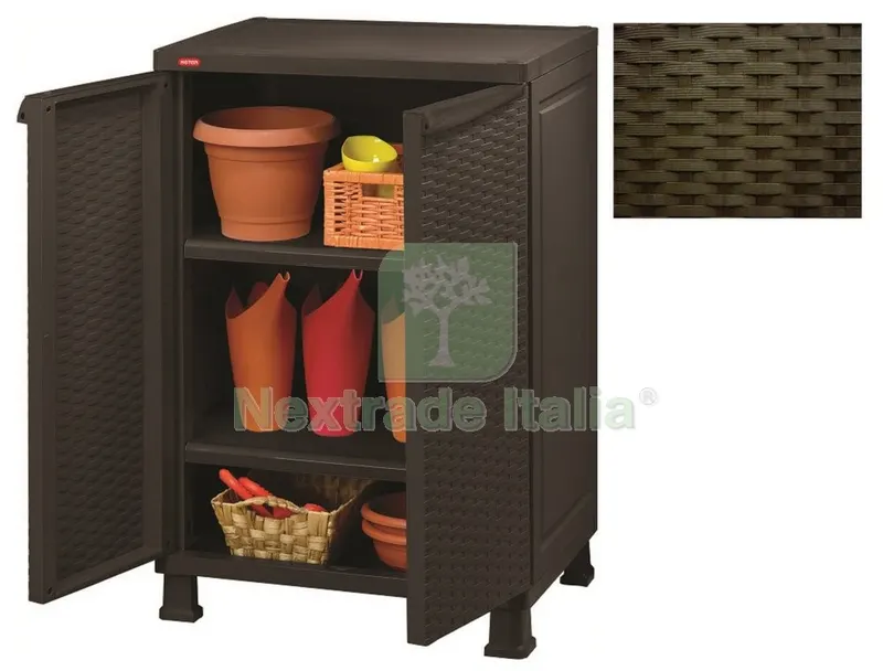 Armadio Keter CM.70X50X92H Tuttopiani Iani Brown — Arredo — rif. FERX.10000 Armadio Keter CM.70X50X92H Tuttopiani Iani Brown — Arredo — rif. FERX.10000