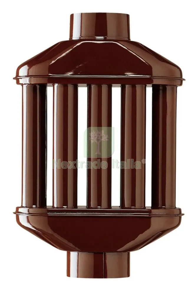 Scambiatore di Calore a 8 Canne Tonde Diametro 12 CM Colore Marrone — Scarichi e sifoni — rif. FERX.10010 Scambiatore di Calore a 8 Canne Tonde Diametro 12 CM Colore Marrone — Scarichi e sifoni — rif. FERX.10010