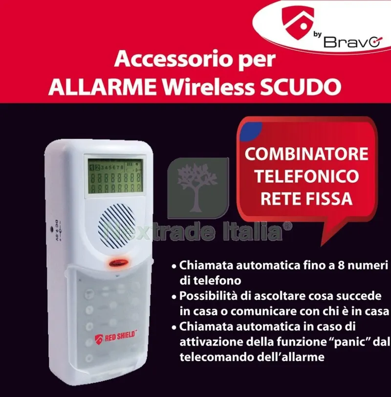 Antifurto Domestico-Combinatore Telefonico — Flessibili e allacci — rif. FERX.10018
