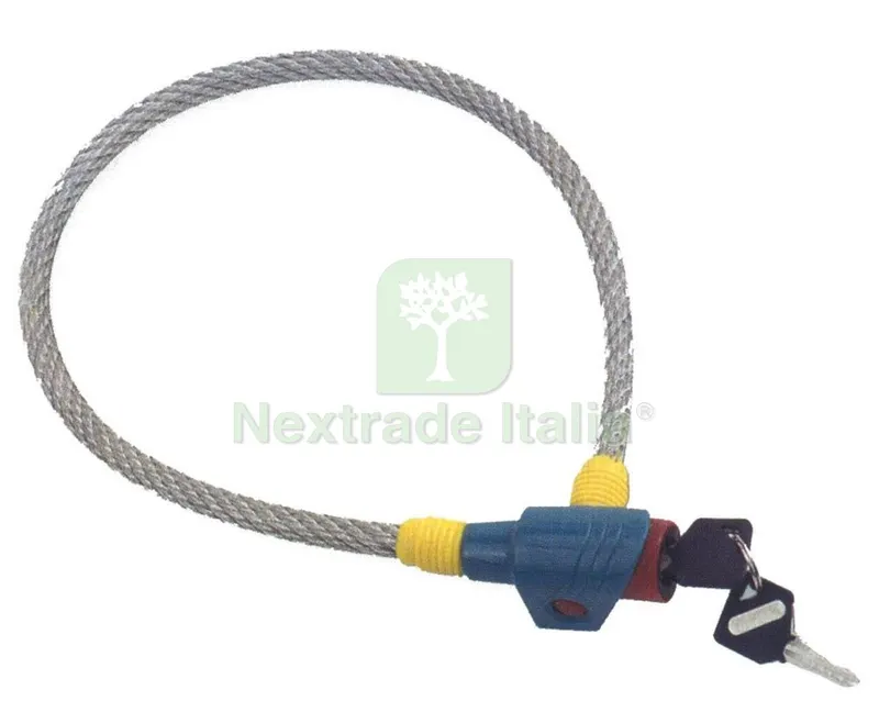 Laccio per Cicli Diametro 10 MM x Lunghezza CM 65 ART. 84314 — Lucchetti e catene — rif. FERX.10033