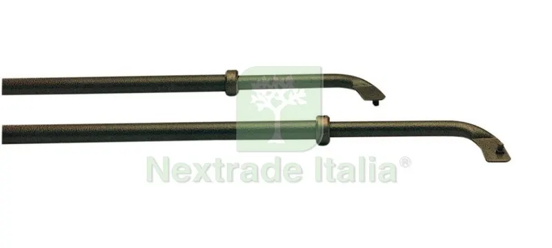 C.R. ART. 91 Serie Aste Curve Telescopiche Diametro 18 MM Max Estensione 128 CM — Ferramenta porte e finestre — rif. FERX.10148 C.R. ART. 91 Serie Aste Curve Telescopiche Diametro 18 MM Max Estensione 128 CM — Ferramenta porte e finestre — rif. FERX.10148