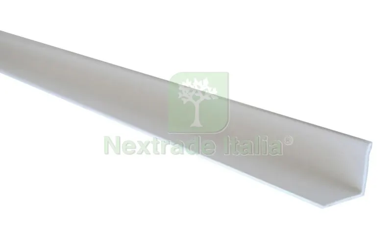 50PZ PARASPIGOLO 22X22 MM PVC 200 CM BIANCO — Isolanti e reti — rif. FERX.10186