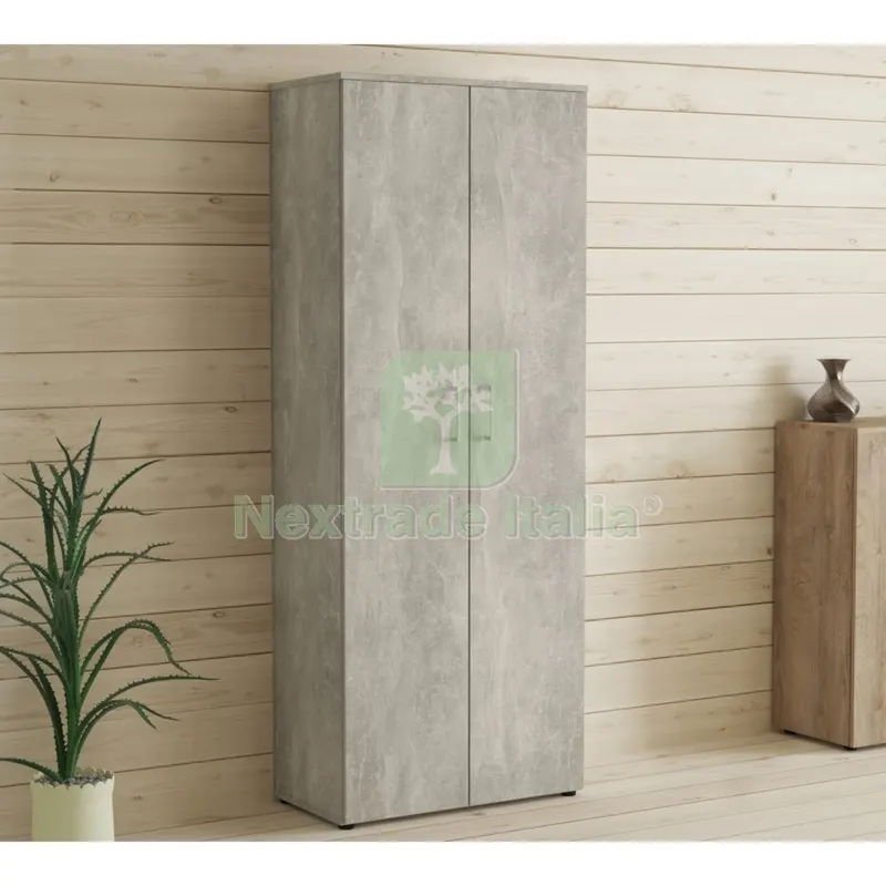 Kit Colonna 2 Ante 71X175X36 CM Cemento Chiaro K4298 — Cemento, malte e collanti edili — rif. FERX.1021