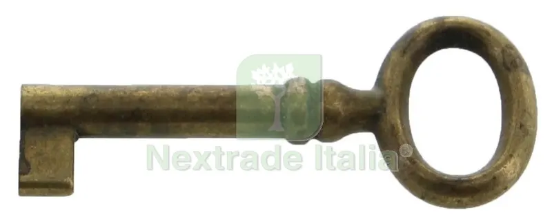 25PZ Chiave Antichizzata ART.33718 MM.24/56 Ottone Antico — Viti — rif. FERX.10217 25PZ Chiave Antichizzata ART.33718 MM.24/56 Ottone Antico — Viti — rif. FERX.10217