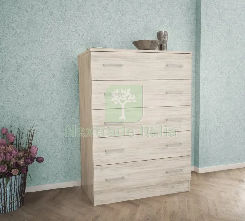 Kit Cassettiera 5CASSETTI 80X45X11H Bianco Venato K083 — Arredo — rif. FERX.1024 Kit Cassettiera 5CASSETTI 80X45X11H Bianco Venato K083 — Arredo — rif. FERX.1024