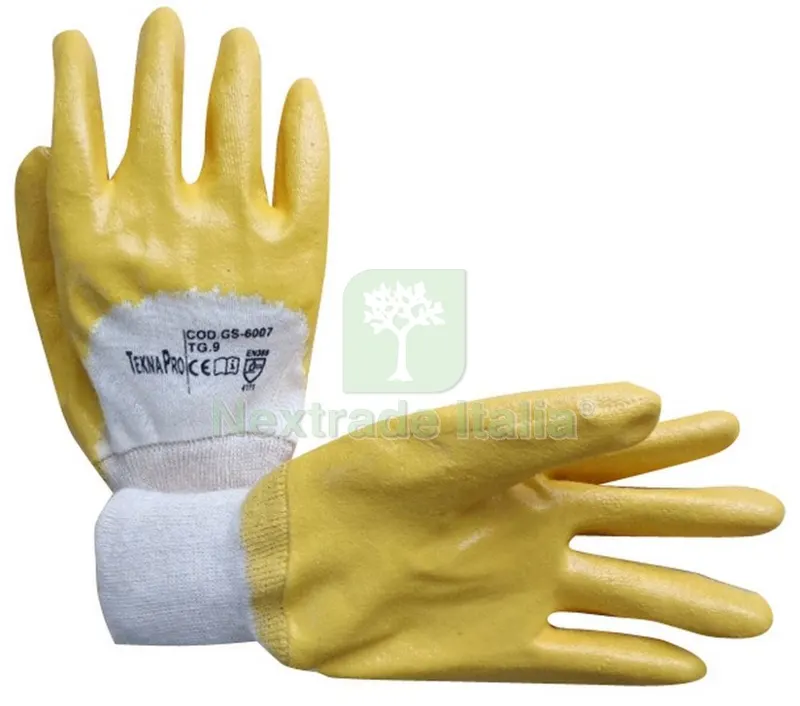 12PAIA Guanti Tekna Pro NITR.GIALLI con Polso TG.10 GS-6007 — Guanti da lavoro — rif. FERX.10431 12PAIA Guanti Tekna Pro NITR.GIALLI con Polso TG.10 GS-6007 — Guanti da lavoro — rif. FERX.10431