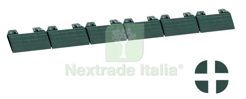 10PZ SCIVOLO FEMMINA DRENANTE MM. 600X60X13 — Protezione piante e sementi — rif. FERX.105 10PZ SCIVOLO FEMMINA DRENANTE MM. 600X60X13 — Protezione piante e sementi — rif. FERX.105