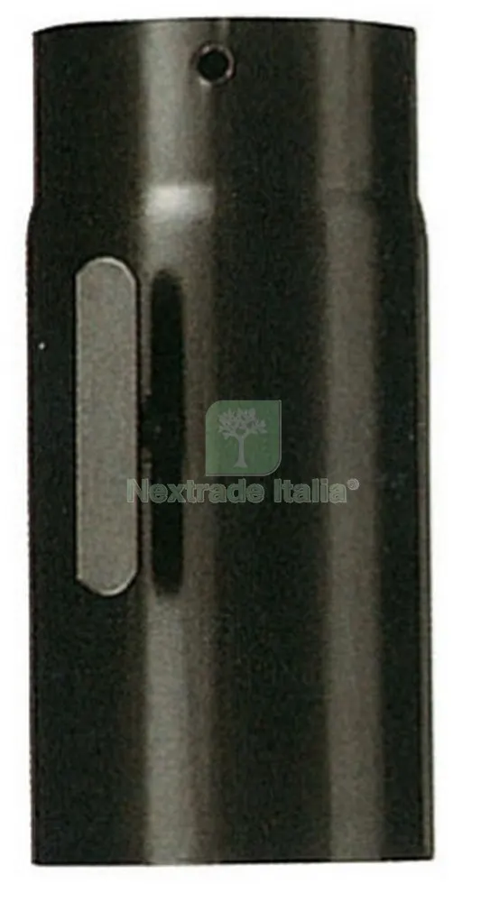 Tronchetto con Serranda in Acciaio Porcellanato H25 CM Diametro 15 CM Colore Nero Opaco — Calzature antinfortunistiche — rif. FERX.10510