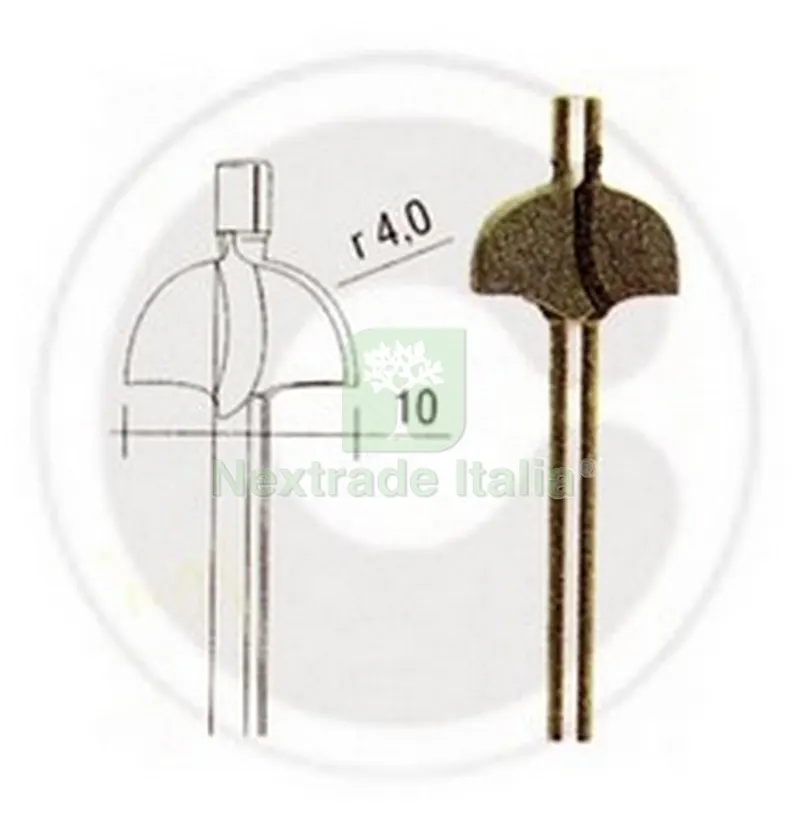 Proxxon 29042 Fresa per Scanalature Semicircolare MM 13 — Punte, frese e dischi — rif. FERX.10543