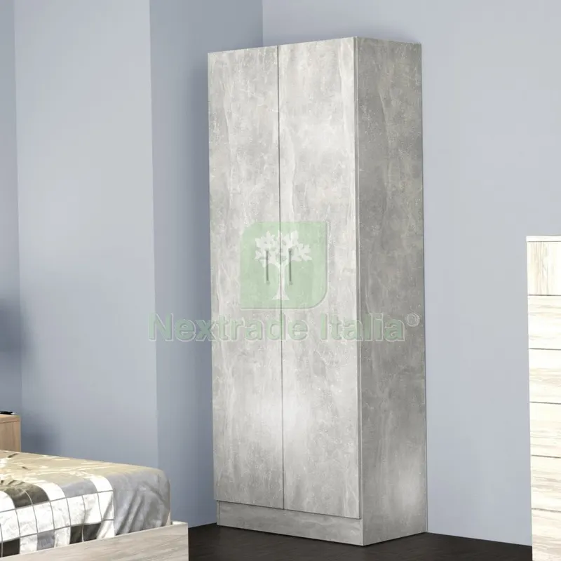 Kit Armadio 2 Ante CM 80X52X190 H Cemento Chiaro. K4298 — Cemento, malte e collanti edili — rif. FERX.1055
