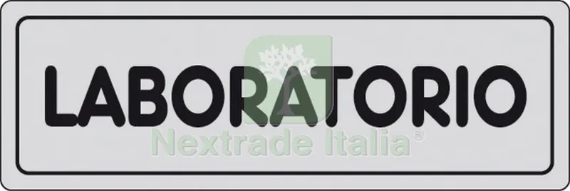 10PZ ETICHETTA ADESIVA 150X50 LABORATORIO — Segnaletica e cartelli cantiere — rif. FERX.10582 10PZ ETICHETTA ADESIVA 150X50 LABORATORIO — Segnaletica e cartelli cantiere — rif. FERX.10582