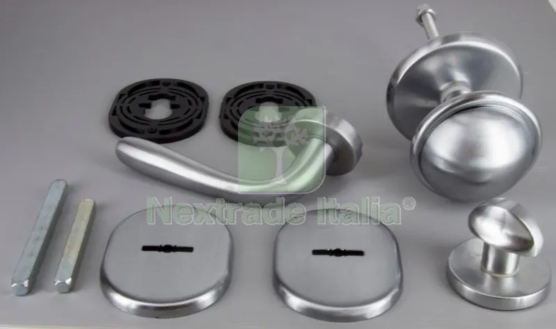 Kit Porte Blindate Doppia Mappa Cromo Satinato Sinistra — Chiavi grezze e duplicati — rif. FERX.10652 Kit Porte Blindate Doppia Mappa Cromo Satinato Sinistra — Chiavi grezze e duplicati — rif. FERX.10652