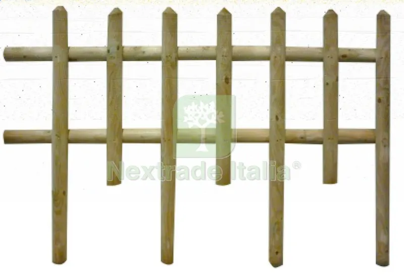 10PZ Steccato in Legno "ranch" Dimensioni CM 120X83HX1,8 — Staccionate e steccati — rif. FERX.10693