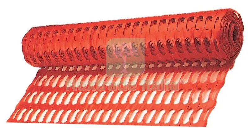 Rete Barriera Arancio H.100 ML.50 150 GR/M2 — Isolanti e reti — rif. FERX.107 Rete Barriera Arancio H.100 ML.50 150 GR/M2 — Isolanti e reti — rif. FERX.107