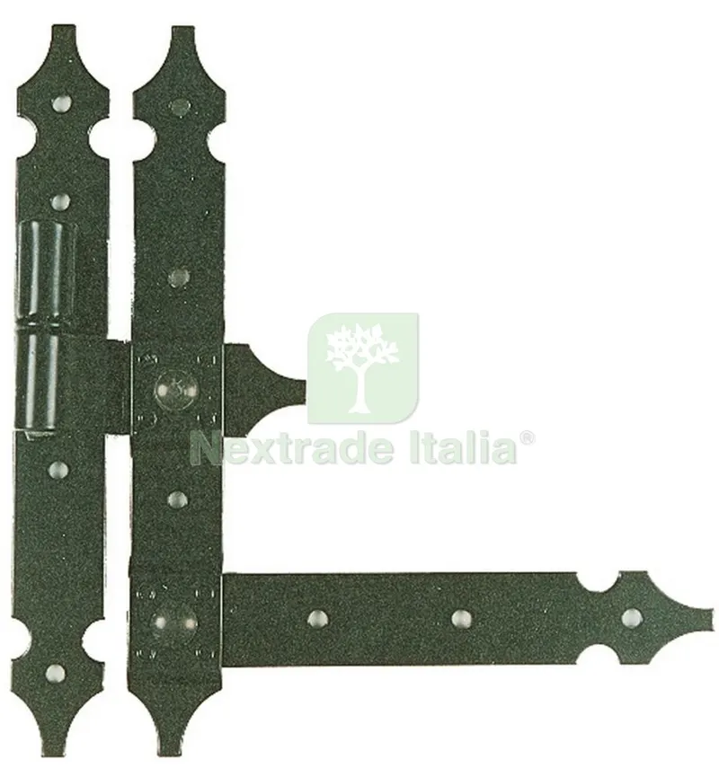 4PZ Cerniera Ferro Battuto ART. 6244 ALA Verticale e Orizzontale CM. 25 — Cerniere e cardini — rif. FERX.10828 4PZ Cerniera Ferro Battuto ART. 6244 ALA Verticale e Orizzontale CM. 25 — Cerniere e cardini — rif. FERX.10828