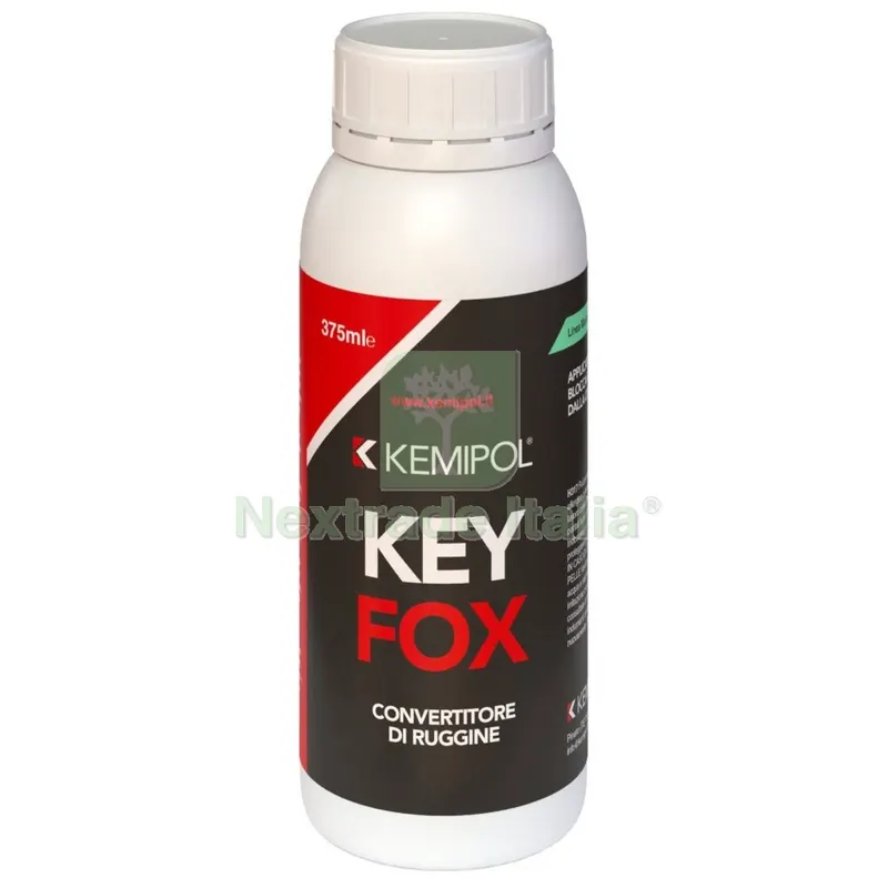 12PZ Convertiruggine KEY FOX Flacone 375 ML — Diluenti e solventi — rif. FERX.10832