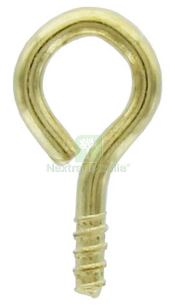 10CF Occhiolo Ottonato 2 MM x D Interno 5,6 Confezione da 10 PZ — Minuteria metallica — rif. FERX.10843 10CF Occhiolo Ottonato 2 MM x D Interno 5,6 Confezione da 10 PZ — Minuteria metallica — rif. FERX.10843