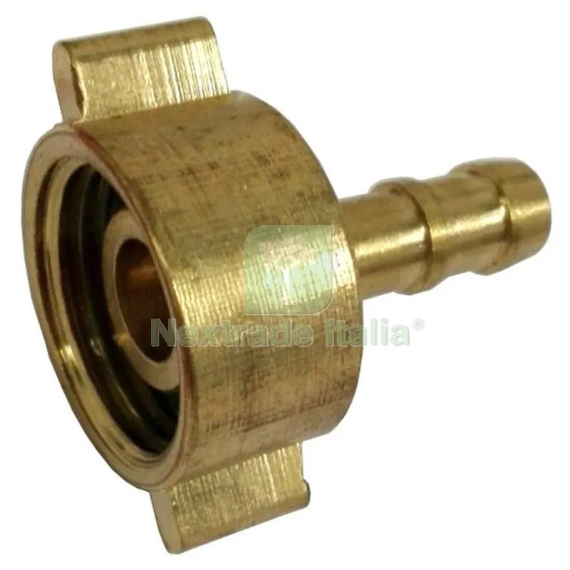 GIRELLO CON PORTAGOMMA OTTONE 1/2 X 10 MM — Tubi e raccordi — rif. FERX.1092