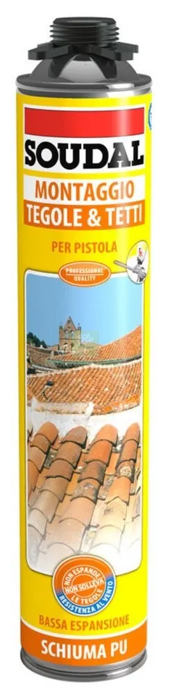 12PZ Soudal Schiuma Tegole/Tetti per Pistoia ML.750 — Adesivi e sigillanti — rif. FERX.11009 12PZ Soudal Schiuma Tegole/Tetti per Pistoia ML.750 — Adesivi e sigillanti — rif. FERX.11009