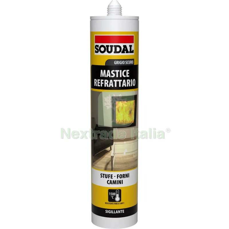 15PZ Soudal Mastice Refrat Cartuccia da ML.290 102270 Colore Grigio Scuro — Adesivi e sigillanti — rif. FERX.11024 15PZ Soudal Mastice Refrat Cartuccia da ML.290 102270 Colore Grigio Scuro — Adesivi e sigillanti — rif. FERX.11024