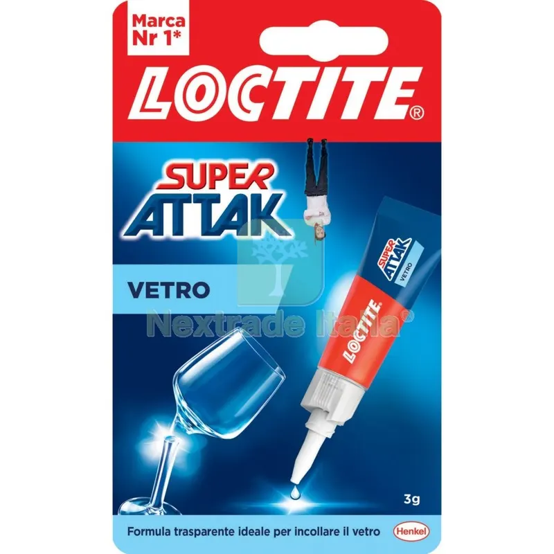 ADESIVO ATTAK VETRO TUBETTO DA 3 G — Adesivi e sigillanti — rif. FERX.11063 ADESIVO ATTAK VETRO TUBETTO DA 3 G — Adesivi e sigillanti — rif. FERX.11063