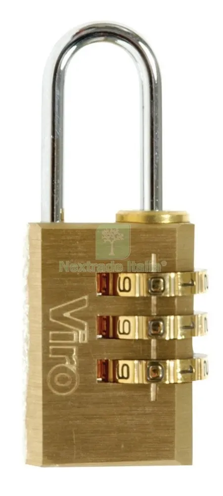 Viro Blister ART. 406.30.7 Lucchetto a Combinazione Larghezza 28MM — Lucchetti e catene — rif. FERX.11199