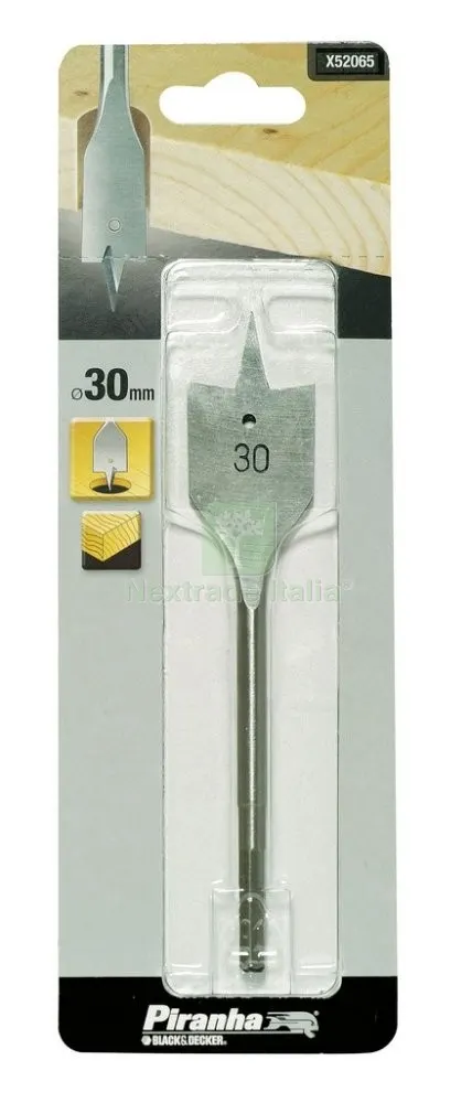 PIRANHA X52065 1 PUNTA A TESTA PIATTA DIMENSIONI MM.30 — Punte, frese e dischi — rif. FERX.11261 PIRANHA X52065 1 PUNTA A TESTA PIATTA DIMENSIONI MM.30 — Punte, frese e dischi — rif. FERX.11261