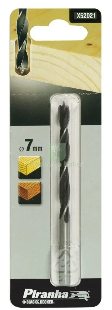 PIRANHA X52021 1 PUNTA ELICOIDALE DIMENSIONI MM.7 — Punte, frese e dischi — rif. FERX.11336 PIRANHA X52021 1 PUNTA ELICOIDALE DIMENSIONI MM.7 — Punte, frese e dischi — rif. FERX.11336
