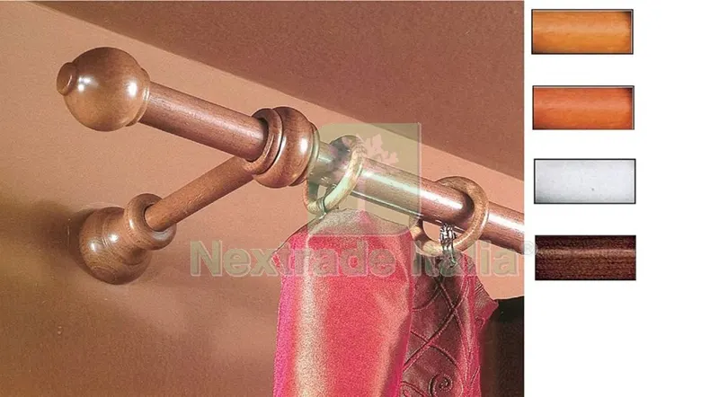 Bastone a Strappo D 23 MM Ciliegio 160 CM con Supporto — Casalinghi e organizzazione — rif. FERX.11346 — foto 3 Bastone a Strappo D 23 MM Ciliegio 160 CM con Supporto — Casalinghi e organizzazione — rif. FERX.11346 — foto 3