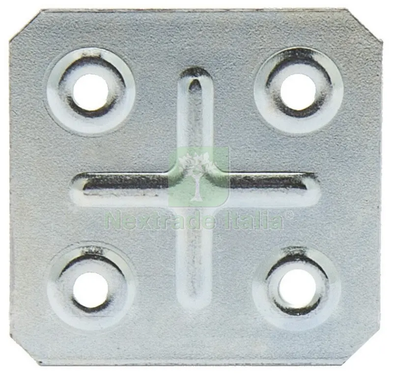 200PZ PIASTRINA QUADRA 40X40 MM ZINCATA — Piastre e angolari — rif. FERX.11387 200PZ PIASTRINA QUADRA 40X40 MM ZINCATA — Piastre e angolari — rif. FERX.11387